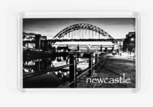 Tyne Bridge Black and White Magnet - newcastlegifts Tyne Bridge Black and White Magnet, Black and White Photograph of Newcastle Tyne Bridge, Newcastle Gateshead Quayside, Newcastle Gift product, Newcastle Souvenir, North East Gift