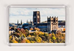 Autumn Colours Durham Cathedral Fridge Magnet, Photograph od Durham Cathedral in Autumn from Wharton Park, Durham Gift Product, Durham Cathedral Souvenir, North East Gift, Durham Photographer