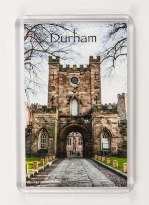 Durham Castle Fridge Magnet - newcastlegifts Durham Castle Fridge Magnet, Photograph of Durham Castle, Durham Gift Product, Durham Souvenir, North East Gift