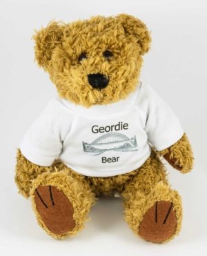 Newcastle Geordie Teddy Bear, Geordie Bear, Newcastle Teddy Bear, Geordie Gift, Newcastle Gift Product, Newcastle Souvenir, North East Gift, Tyne Bridge