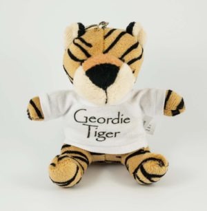 Newcastle Geordie Tiger Keyring,Newcastle Teddy Bear Keyring, Geordie Gift, Newcastle Gift product, Newcastle Souvenir, North East Gift, Northumberland Gift
