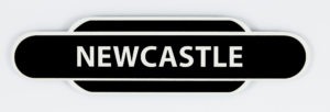 Newcastle Railway Station Totem Fridge Magnet