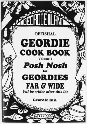Geordie Cookbook Posh Nosh, Geordie Gift, Geordie Book, Newcastle Cookbook, Newcastle Gift Product, North East Gift, Newcastle Souvenir