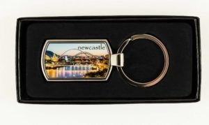 Newcastle Tequila Sunset Metal Keyring