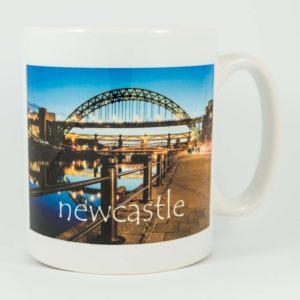 Newcastle Tyne Bridge Mug, Twilight photograph of Newcastle Gateshead Quayside Tyne Bridge, Gateshead Millennium Bridge, Newcastle Gift Product, Newcastle Souvenir, Geordie Gift, North East Gift, Newcastle Photography