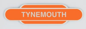 Tynemouth Railway Station Totem Fridge Magnet