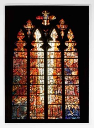 Durham Cathedral Transfiguration Window Greeting Card, Durham Cathedral Stainded Glass Window, Interior Photograph of Durham Cathedral, Durham Cathedral Gift Product, Durham Cathedral Souvenir, North East Gift, Local Artist, Local Photographer, Durham Photograph, Tom Denny