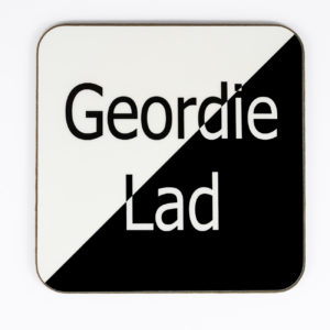 Geordie Lad Wood Coaster, Geordie Gift, Newcastle Gift Product, Newcastle Souvenir, North East Gift, Northumberland Gift