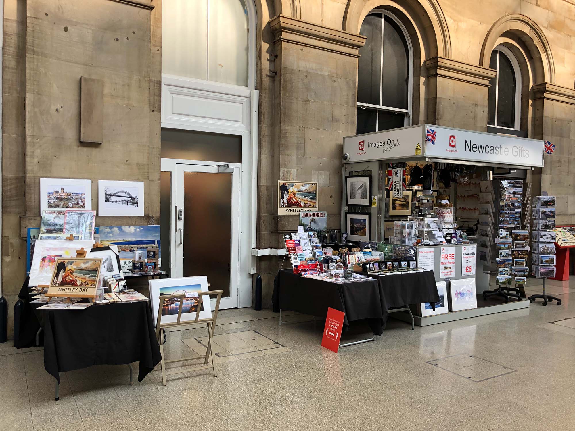 Newcastle Gifts Kiosk October 2020