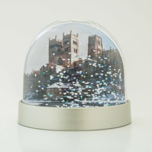 Snow Globe Durham Cathedral Snow Riverbanks