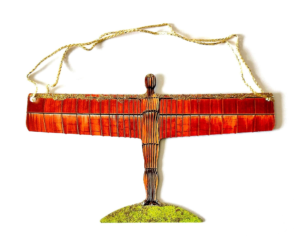 Angel Christmas Decoration, Angel of the North, Antony Gormley, Newcastle, Gateshead, Christmas, North East England