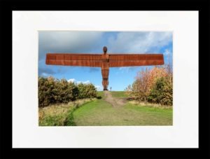 Copper Angel Photographic Print, Photograph of the Angel of the North, Anthony Gormley, Gateshead Angel Photograph, Geordie Gift, Newcastle Souvenir