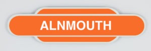 Alnmouth Railway Station Totem Fridge Magnet