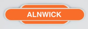 Alnwick Railway Station Totem Fridge Magnet