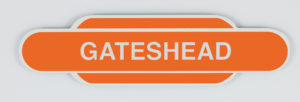 Gateshead Railway Station Totem Fridge Magnet