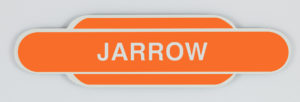 Jarrow Railway Station Totem Fridge Magnet - newcastlegifts Jarrow Railway Station Totem Fridge Magnet