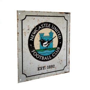 NUFC Retro Logo Sign - newcastlegifts NUFC Retro Logo Sign