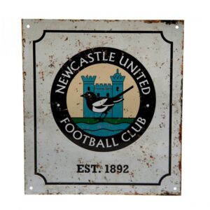 NUFC Retro Logo Sign - newcastlegifts NUFC Retro Logo Sign