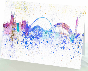 Greeting Card Newcastle Bluemoon - newcastlegifts Greeting Card Newcastle Bluemoon