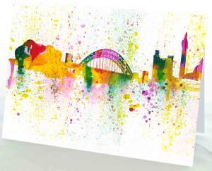 Greeting Card Tyne Colours