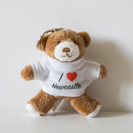 I Love Newcastle Teddy Bear Keyring