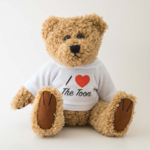 I Love the Toon Teddy Bear