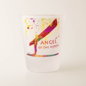Shot Glass Angel of the North Red Angel