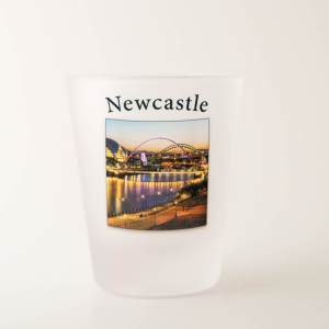 Shot Glass Newcastle Tyne Bridges