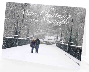 Christmas Card Armstrong Bridge Jesmond Dene A5