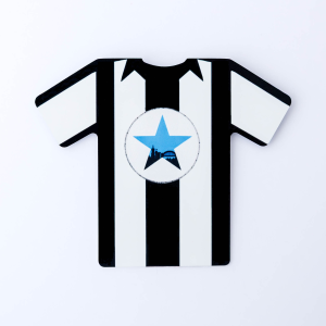 Metal T-Shirt Magnet NUFC Bluestar