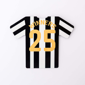 Metal T-shirt Magnet NUFC Winners 25