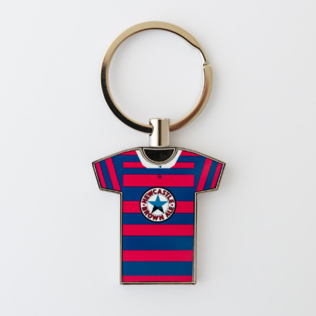 T-Shirt Keyring NUFC Brown Ale Away Shirt