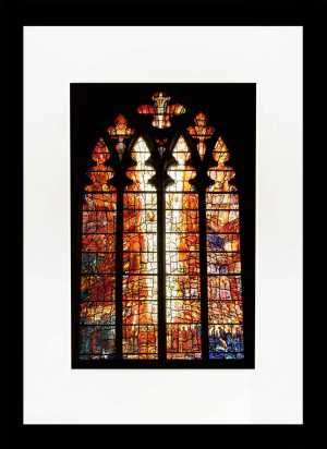 Durham Cathedral Transfiguration Window Mounted Print