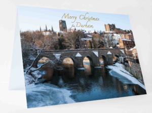 Durham Christmas Card Elvet Bridge Snow