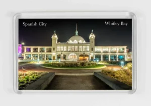 Spanish City at Night Magnet, North East Coast, Newcastle Photography, Newcastle Gift Product, Newcastle Souvenir, Geordie Gift, North East Gift, Northumberland, North Tyneside