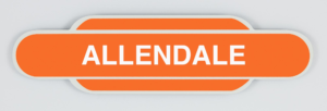 Allendale Railway Station Totem Magnet, British Railways Eastern Region, Railway station Totem Sign, British Railway, LNER, Railway souvenir, Railway gift product, Railway enthusiast, Steam Train, Golden Age of Steam, Diesel Trains