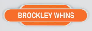 Brockley Whins Railway Station Totem Magnet, River Tyne, Northumberland, Geordie Gift, Newcastle Gift, NER, LNER, Steam Train, British Railways, Fridge Magnet, Metal Magnet, Wearside, Tyne & Wear Metro