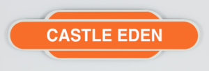 Castle Eden Railway Station Totem Magnet,British Railways Eastern Region, Railway station Totem Sign, British Railway, LNER, Railway souvenir, Railway gift product, Railway enthusiast, Steam Train, Golden Age of Steam, Diesel Trains, 125 Train, Hight Speed Train, Azuma Train
