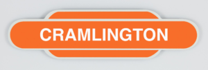 Cramlington Railway Station Totem Magnet, River Tyne, Tyne Valley, Hadrians Wall, Roman Wall, Northumberland, Geordie Gift, Newcastle Gift, NER, LNER, Steam Train, British Railways, Fridge Magnet, Metal Magnet