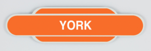 York Railway Station Totem Magnet, British Railways Eastern Region, Railway station Totem Sign, British Railway, LNER, Railway souvenir, Railway gift product, Railway enthusiast, Steam Train, Golden Age of Steam, Diesel Trains, 125 Train, Hight Speed Train, Azuma Train