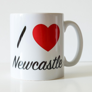 I Love Newcastle Mug, Newcastle-upon-Tyne, River Tyne, Newcastle United Football Club, City of Newcastle, Tyne Bridge, Newcastle Gateshead Quayside, Geordie Gift, Newcastle Gift, Newcastle Souvenir, The Toon, Toon Army