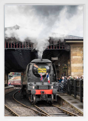 Greeting Card City of Wells Greeting Card City of Wells, Steam Locomotive greeting Card, British Railways, NYMR, North Yorkshire Moors Railway, Pickering Railway Station, Grosemont Railway Station, British Railways, Oliver Bulleid, Southern Railways