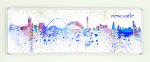Newcastle Bluemoon Panoramic Magnet2 Newcastle Gifts Newcastle Bluemoon Panoramic Magnet, Angel of the North, Tyne Bridge, Gateshead Millennium Bridge, Sage Gateshead, Baltic Arts, Newcastle Castle, Watercolour Artist, Newcastle Art, Newcastle Painting, North East England, Newcastle Gift, Geordie Gift, Newcastle Souvenir, Northumberland Gift, North East Artist, Local Artist, Louisa E. Taylor