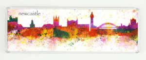 Newcastle Uni Red Brick Panoramic Magnet2 Newcastle Gifts Newcastle Uni Red Brick Panoramic Magnet, Angel of the North, Tyne Bridge, Gateshead Millennium Bridge, Sage Gateshead, Baltic Arts, Newcastle Castle, Watercolour Artist, Newcastle Art, Newcastle Painting, North East England, Newcastle Gift, Geordie Gift, Newcastle Souvenir, Northumberland Gift, North East Artist, Local Artist, Louisa E. Taylor
