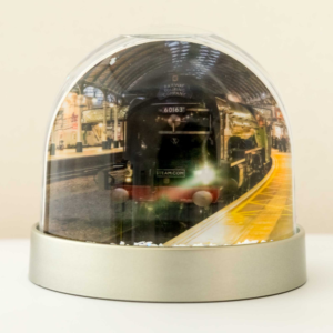 Snow Globe Tornado at Newcastle Snow Globe Tornado at Newcastle, Newcastle Central Railway Station, LNER, British Railways, A1 Class Steam Locomotive, A1 Steam Locomotive Trust, Photograph of Tornado Steam Locomotive at Newcastle Central Station, Steam Locomotive Gift Product, Railway Souvenir, Steam Train Enthusiast