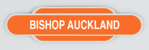 Bishop Auckland Railway Station Totem Magnet, British Railways Eastern Region, Railway station Totem Sign, British Railway, LNER, Railway souvenir, Railway gift product, Railway enthusiast, Steam Train, Golden Age of Steam, Diesel Trains, 125 Train, Hight Speed Train, Azuma Train