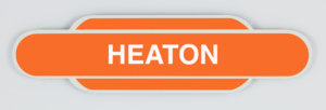 Heaton Railway Station Totem Magnet, River Tyne, Northumberland, Geordie Gift, Newcastle Gift, NER, LNER, Steam Train, British Railways, Fridge Magnet, Metal Magnet, Tyne & Wear Metro