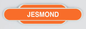 Jesmond Railway Station Totem Magnet, River Tyne, Northumberland, Geordie Gift, Newcastle Gift, NER, LNER, Steam Train, British Railways, Fridge Magnet, Metal Magnet, Tyne & Wear Metro
