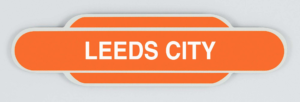 Leeds City Railway Station Totem Magnet, British Railways Eastern Region, Railway station Totem Sign, British Railway, LNER, Railway souvenir, Railway gift product, Railway enthusiast, Steam Train, Golden Age of Steam, Diesel Trains, 125 Train, Hight Speed Train, Azuma Train
