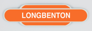Longbenton Railway Station Totem Magnet, River Tyne, Northumberland, Geordie Gift, Newcastle Gift, NER, LNER, Steam Train, British Railways, Fridge Magnet, Metal Magnet, Tyne & Wear Metro